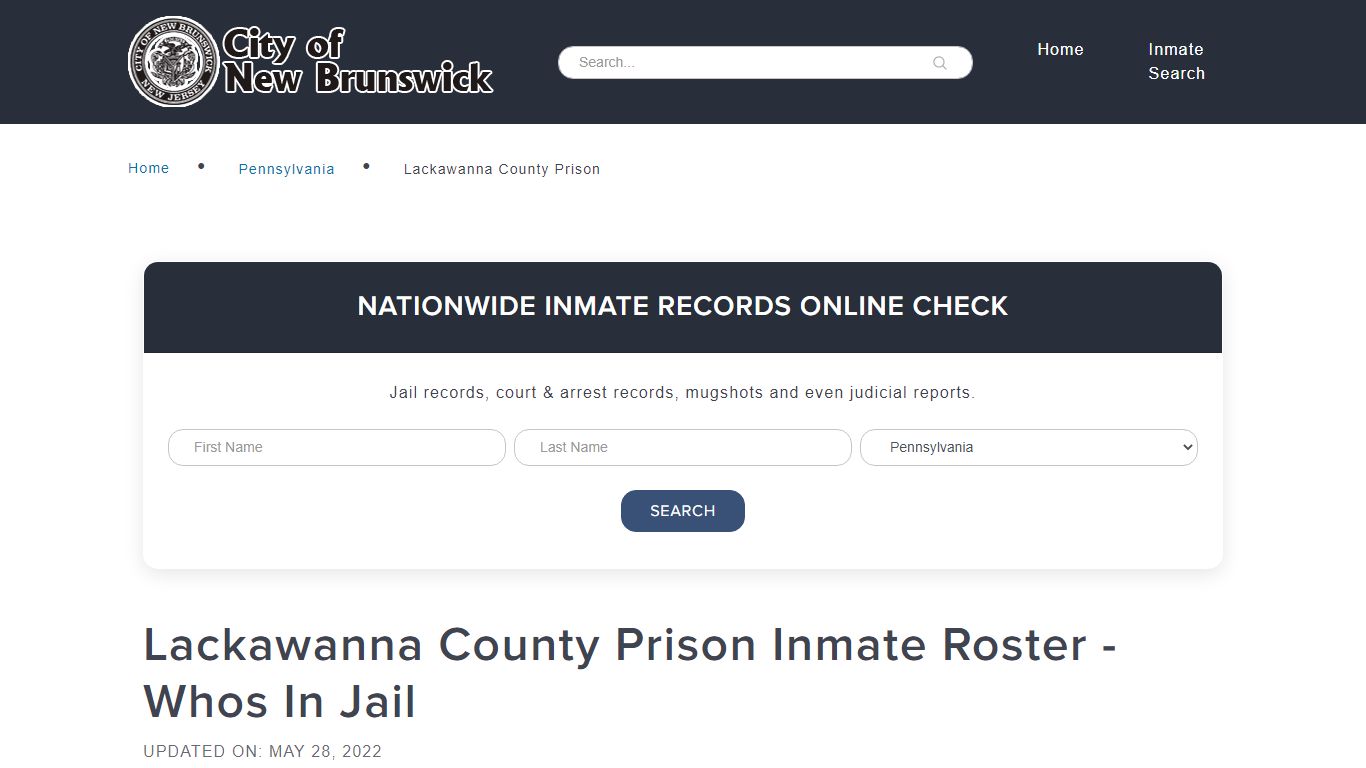 Lackawanna County Prison Inmate Roster - Whos In Jail